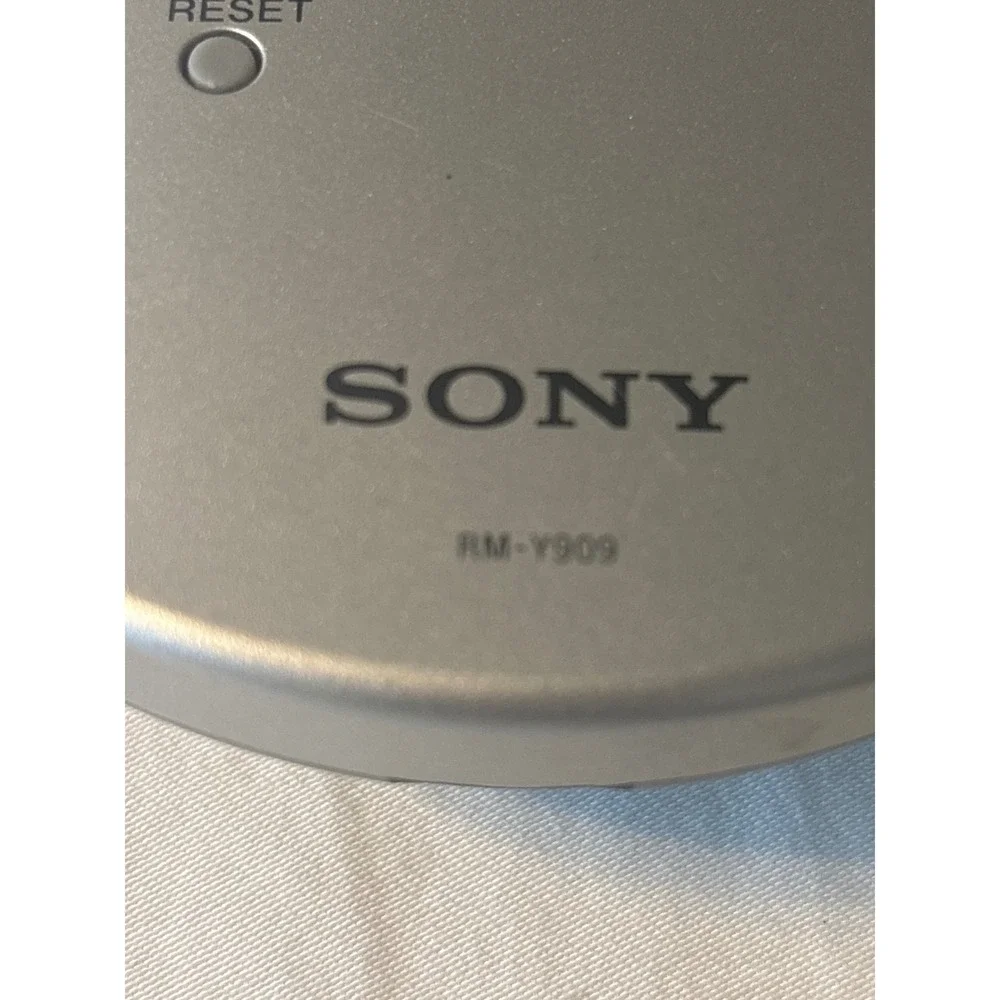 Sony‎ TV Remote Control RM-Y909 Silver Good OEM Replacement Controller
